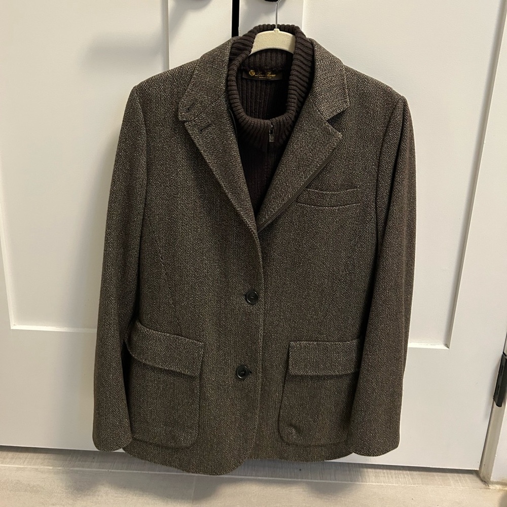 Loro Piana Tweed Cashmere Jacket